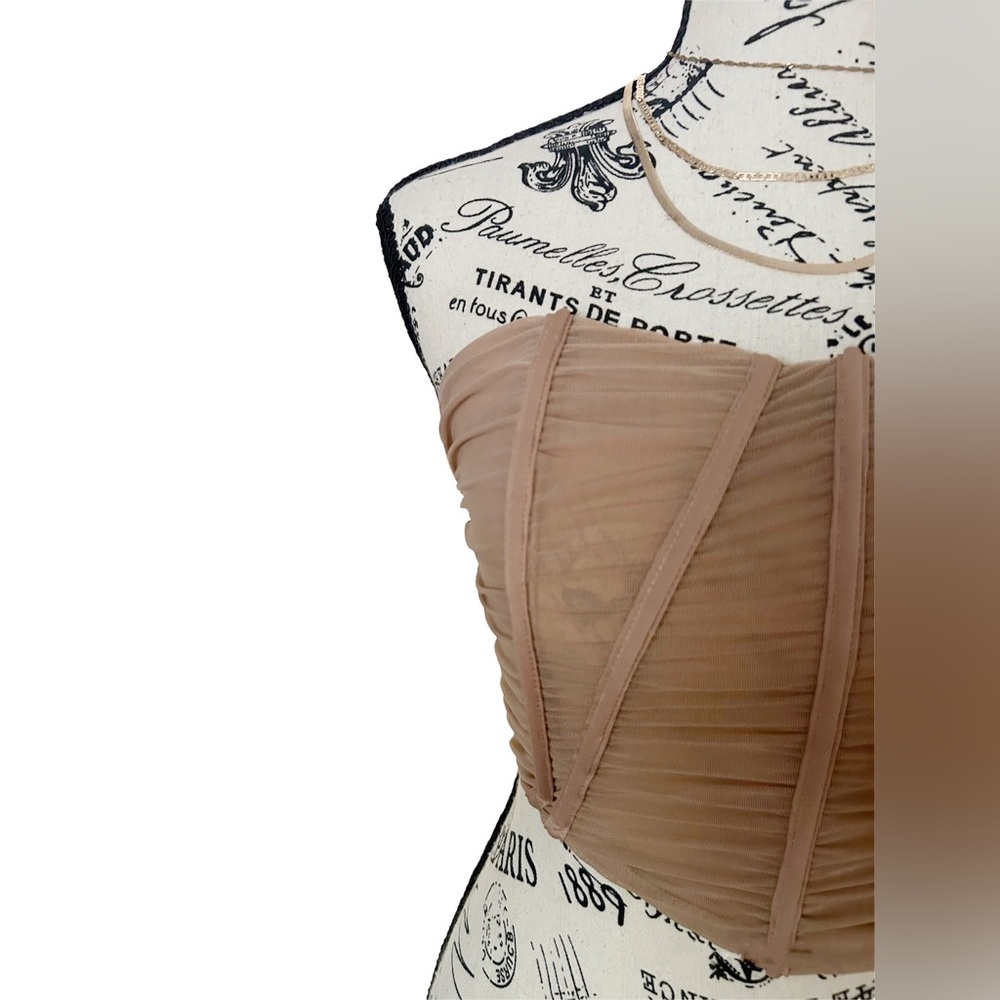 Chic NWT Corset Top | Sizes S & L | Adjustable Fit
 Corset Top - Picture 2 of 6